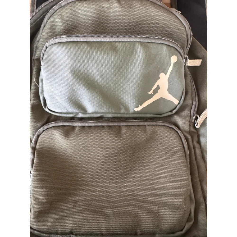Jordan Men's Olive Green Backpack One Size